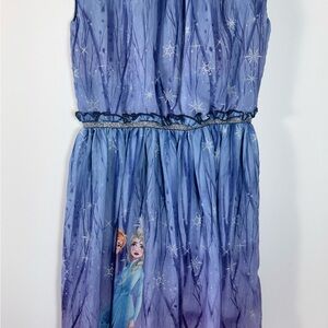 Disney Frozen Blue and Purple Casual Dress